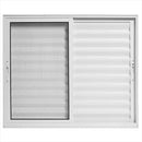 Veneziana Linha Maxx Branca 1,00X1,20 3 Folhas sem Grade Esal