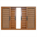 Veneziana Linha Maxx Madeiro 1,00x1,50 6 Folhas sem Grade Esal