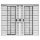 Veneziana L20 Branca 100x180 6 Folhas com Grade Esal