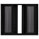 Veneziana Linha Maxx Preta 1,00x1,50 6 Folhas sem Grade Esal