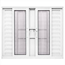 Veneziana Linha Maxx Branca 1,00x1,20 6 Folhas com Grade Esal