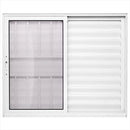 Veneziana Linha Maxx Branca 1,00X1,00 3 Folhas com Grade Esal