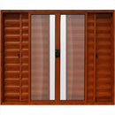 Veneziana Linha Econômica Madeiro 1,00x1,20 6 Folhas sem Grade Esal